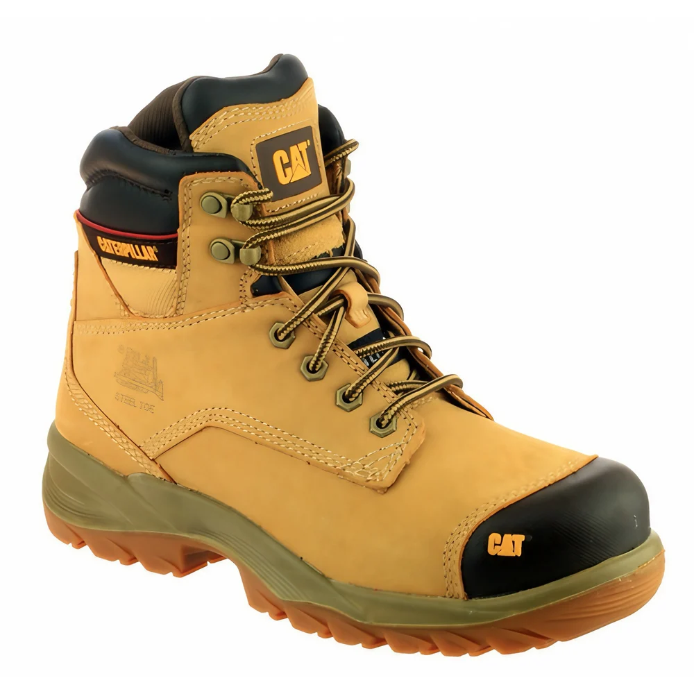 Caterpillar Leather Industrial Safety Shoes